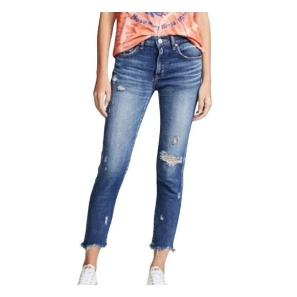 MOUSSY VINTAGE Howa Distressed Jeans 28 - Picture 1 of 6